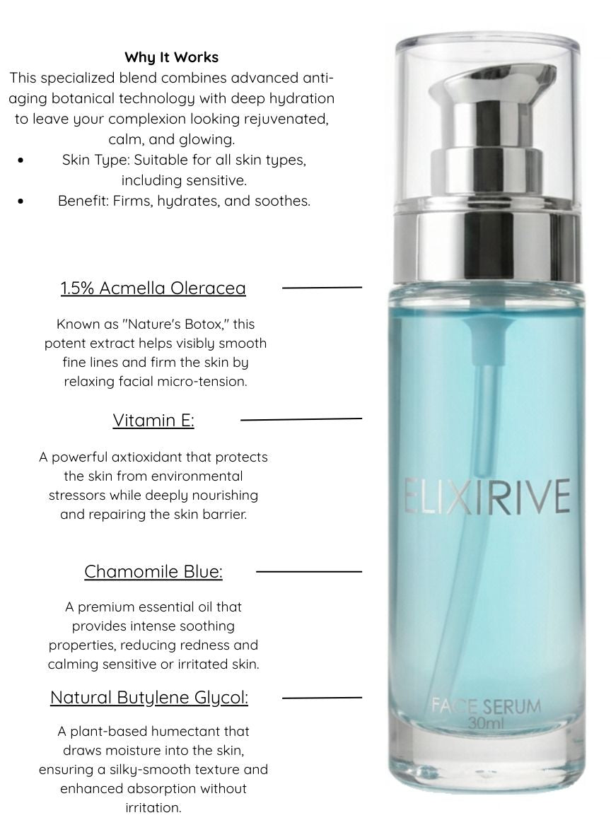 ELIXIRIVE face serum (acmella oleracea 1.5%)